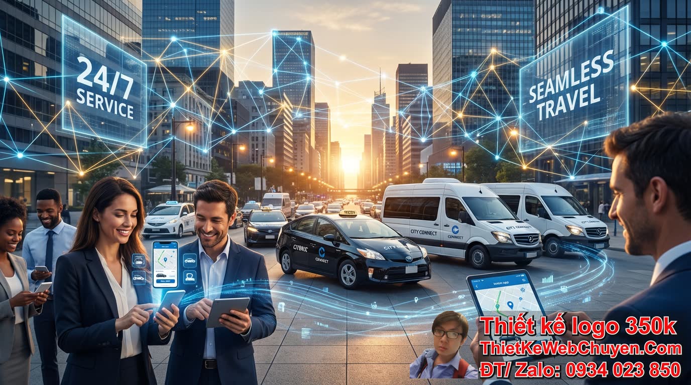 Tại sao cần thiết kế web dịch vụ xe taxi du lịch trong thời đại số?