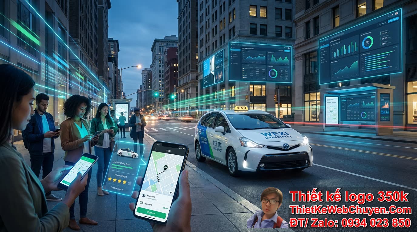 Tại sao cần thiết kế web taxi quản lý qua app admin trong thời đại số?