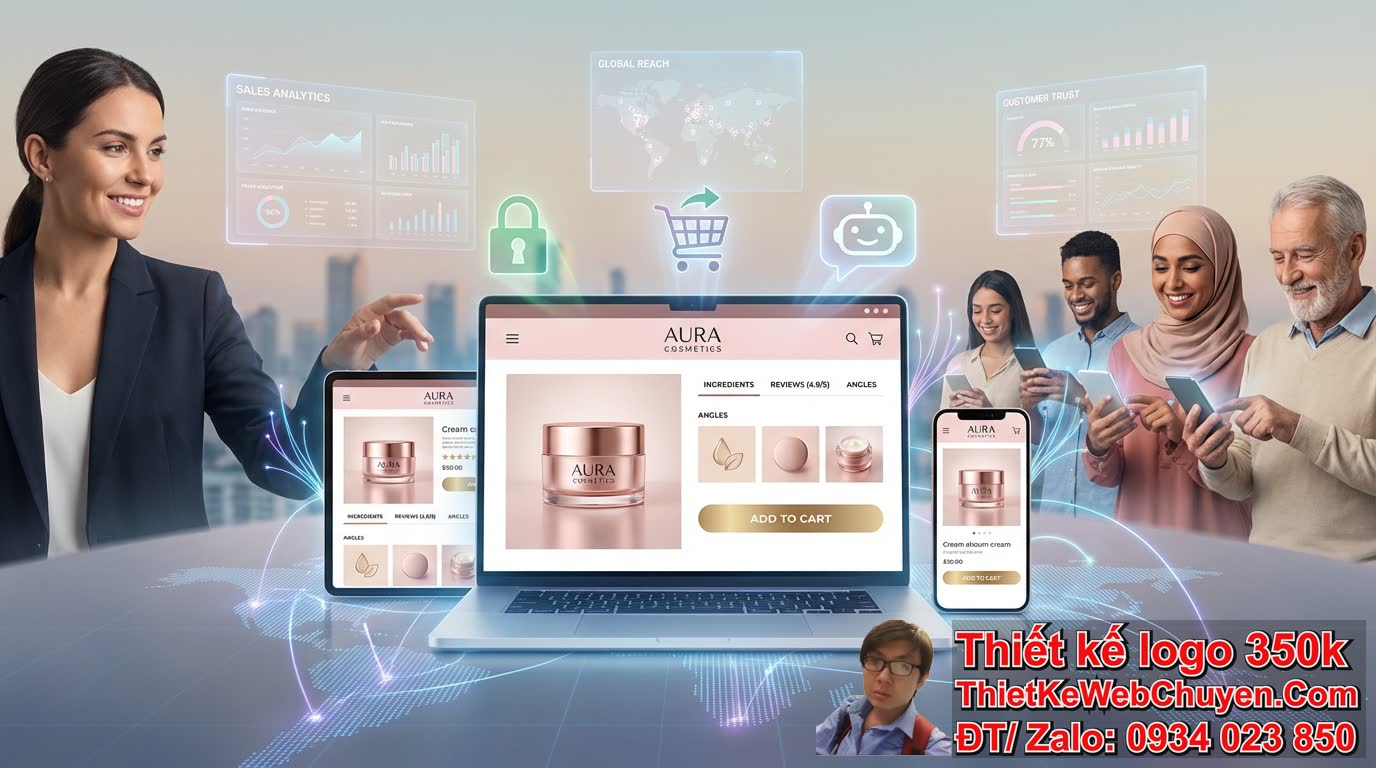 Tại sao doanh nghiệp cần thiết kế web bán mỹ phẩm giá rẻ trong thời đại số? Tại sao doanh nghiệp cần thiết kế web bán mỹ phẩm giá rẻ trong thời đại số?