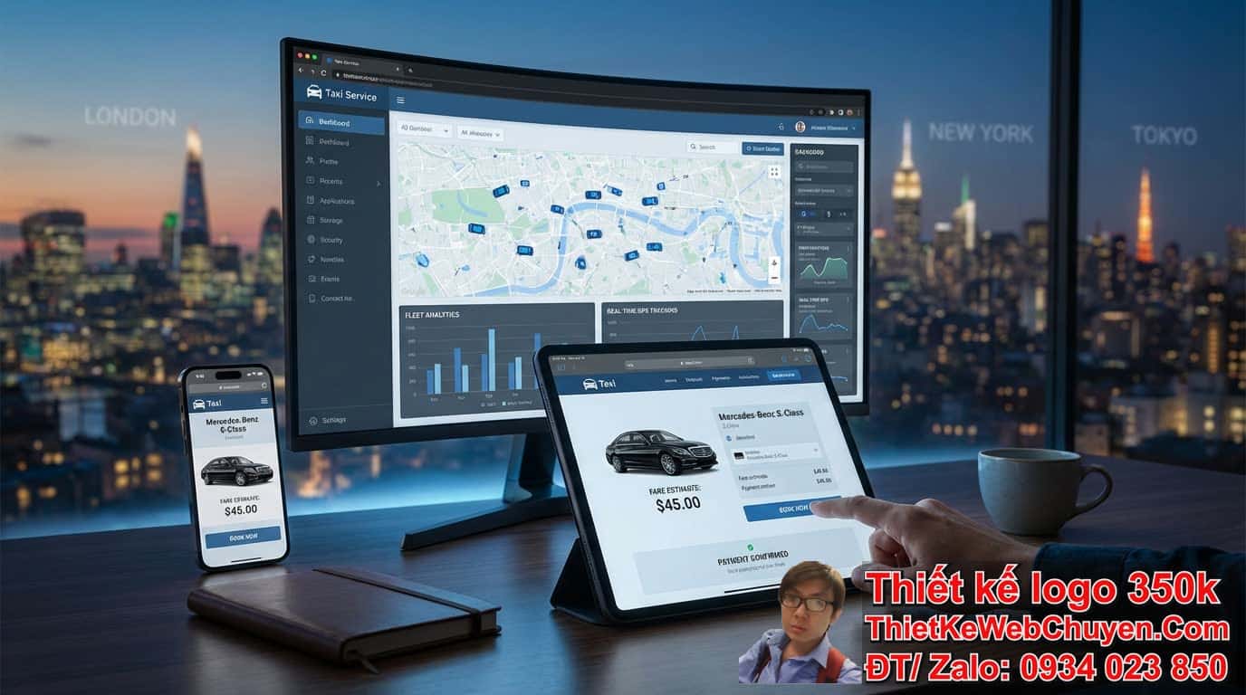 Tại Sao Doanh Nghiệp Cần Thiết Kế Web Dịch Vụ Taxi Hợp Đồng Chuyên Nghiệp?