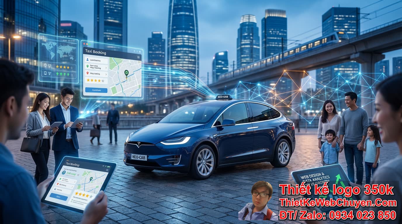 Tại Sao Startup Dịch Vụ Taxi Cần Thiết Kế Web Chuyên Nghiệp?