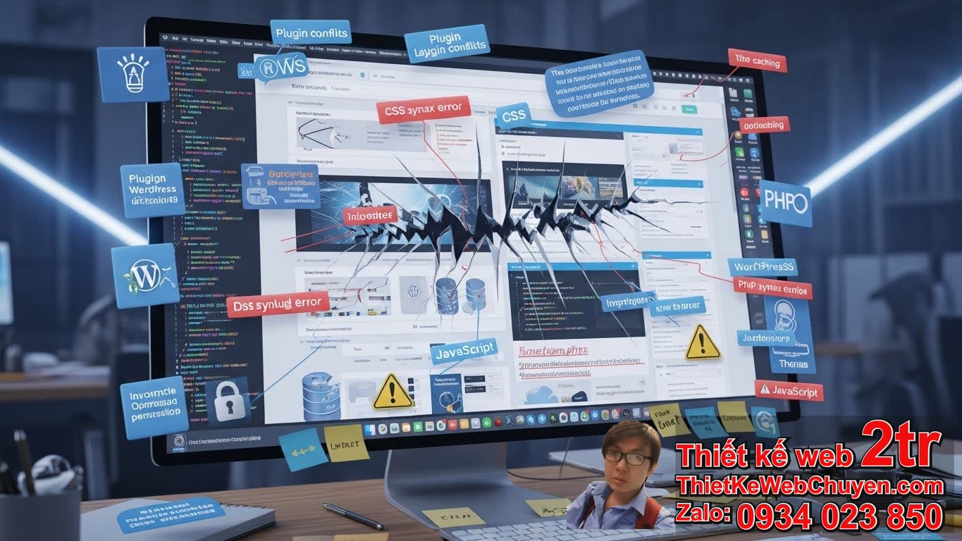 Tại sao theme WordPress bị vỡ layout? Các nguyên nhân phổ biến Tại sao theme WordPress bị vỡ layout? Các nguyên nhân phổ biến