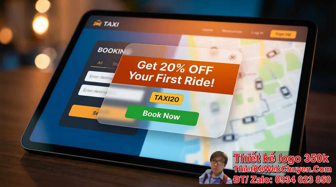 Tại sao thiết kế web taxi có pop-up khuyến mãi lại quan trọng cho doanh nghiệp
của bạn? Tại sao thiết kế web taxi có pop-up khuyến mãi lại quan trọng cho doanh nghiệp
của bạn?