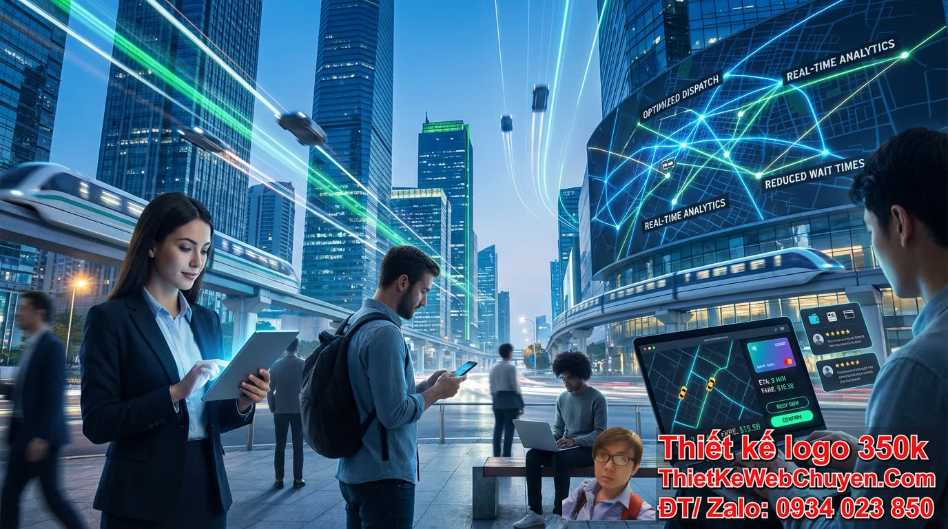 Tại sao thiết kế web taxi giao diện giống app đặt xe lại là xu hướng tất yếu?