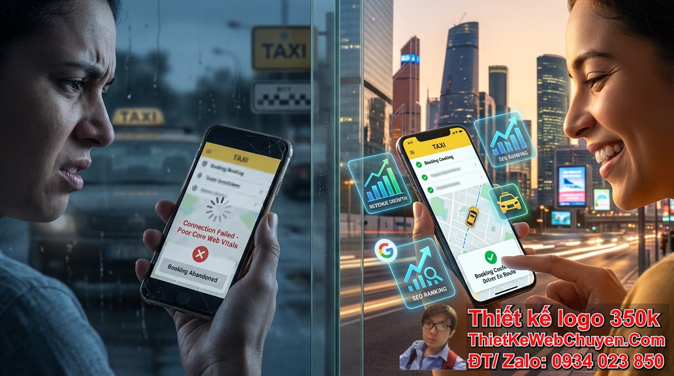 Tại sao thiết kế web taxi tối ưu PageSpeed lại quan trọng hàng đầu?