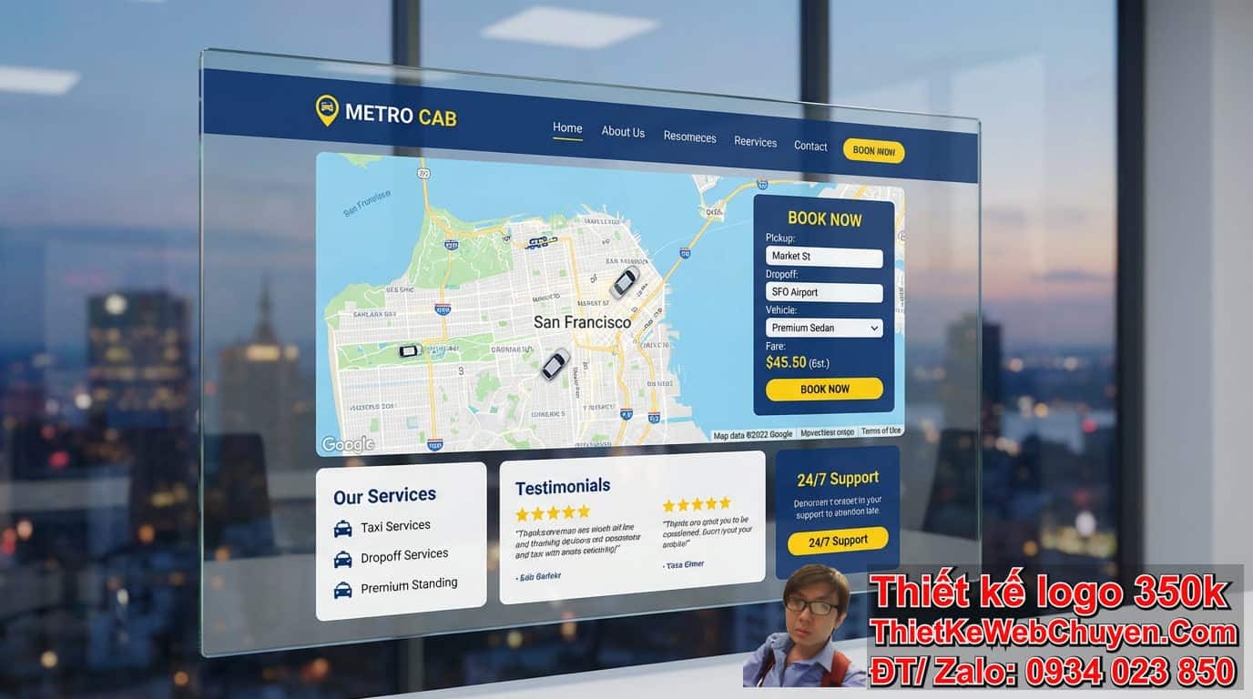template website taxi chuyên nghiệp là gì và tại sao lại cần thiết cho doanh
nghiệp của bạn?