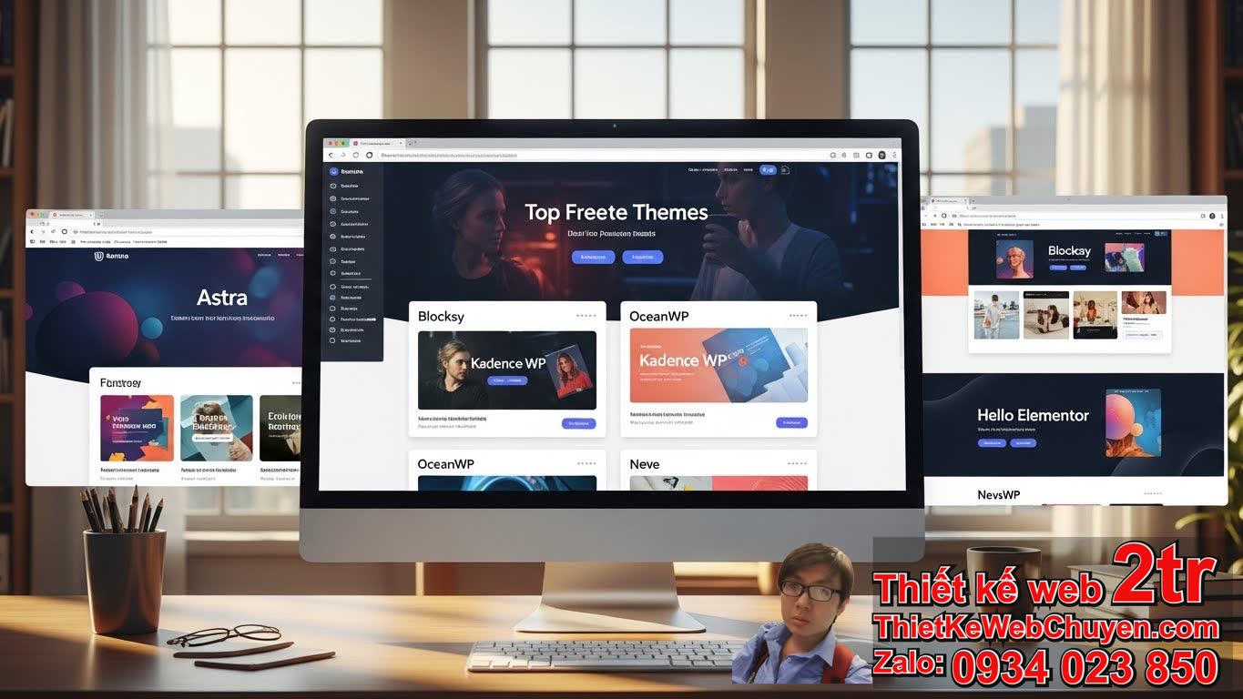 Theme WordPress free giống theme trả phí nào tốt nhất hiện nay?