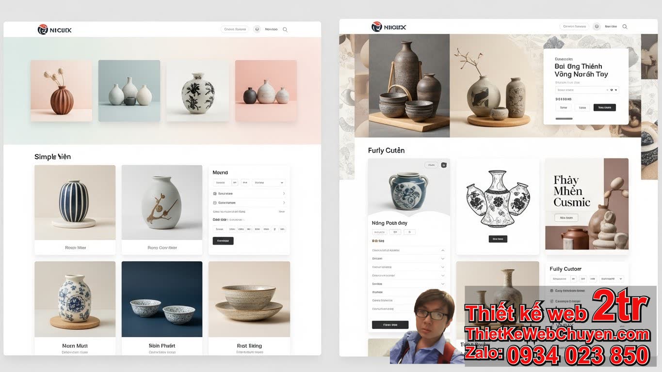 Thiết kế web bán đồ gốm sứ bao nhiêu tiền? Các yếu tố ảnh hưởng Thiết kế web bán đồ gốm sứ bao nhiêu tiền? Các yếu tố ảnh hưởng