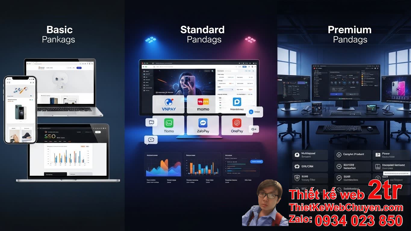 Thiết Kế Web Bán Phụ Kiện Điện Thoại Bao Nhiêu Tiền Cho Các Gói Dịch Vụ Khác
Nhau?
