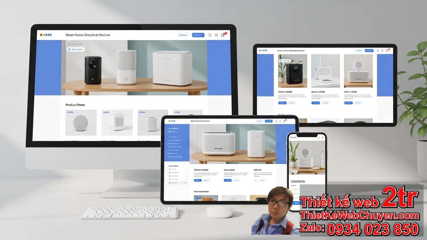 Thiết Kế Web Bán Thiết Bị Điện Thông Minh Smarthome Bao Nhiêu Tiền Cho Một
Website Cơ Bản?
