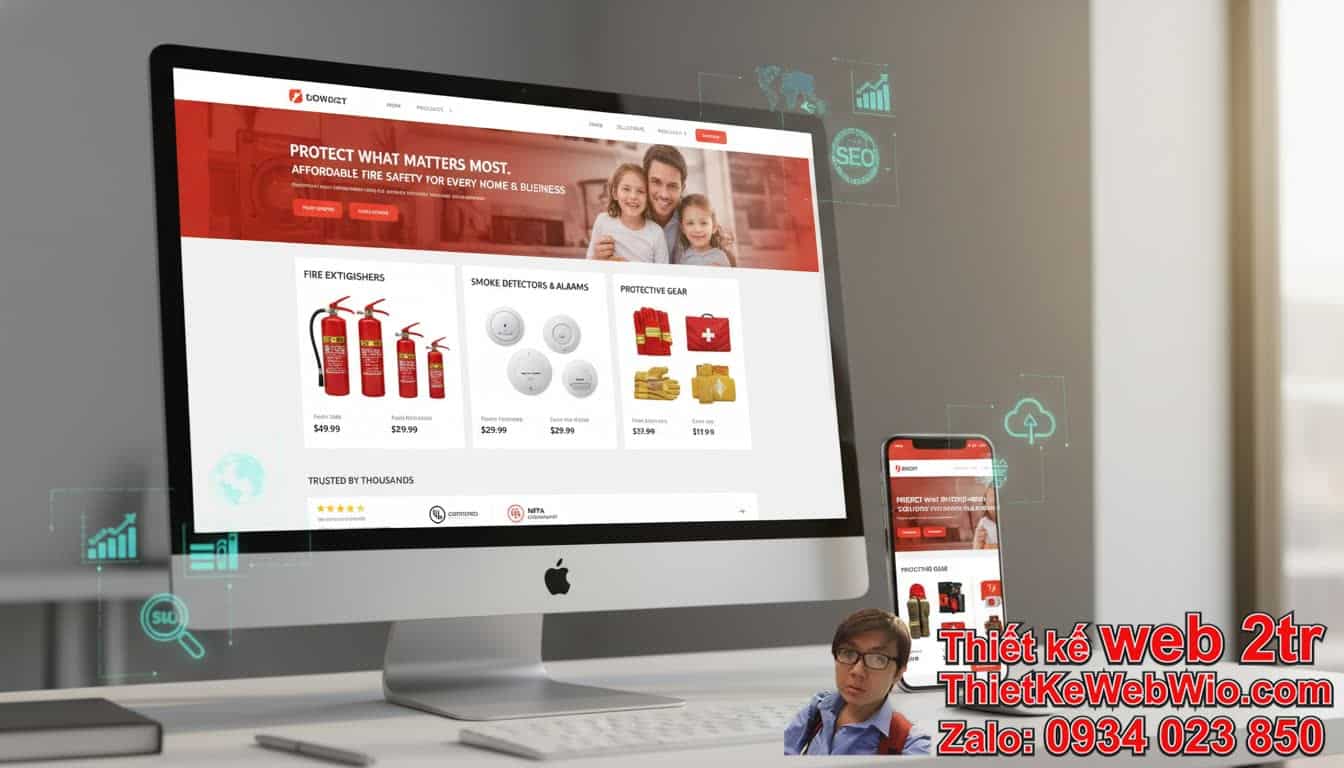 Thiết Kế Web Bán Thiết Bị Phòng Cháy Chữa Cháy Giá Rẻ: Tại Sao Lại Cần Một
Website Chuyên Nghiệp? Thiết Kế Web Bán Thiết Bị Phòng Cháy Chữa Cháy Giá Rẻ: Tại Sao Lại Cần Một
Website Chuyên Nghiệp?