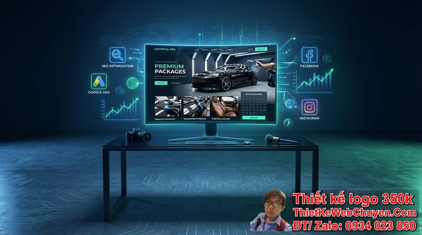 Thiết kế web chăm sóc xe detailing giá rẻ có thực sự hiệu quả không?