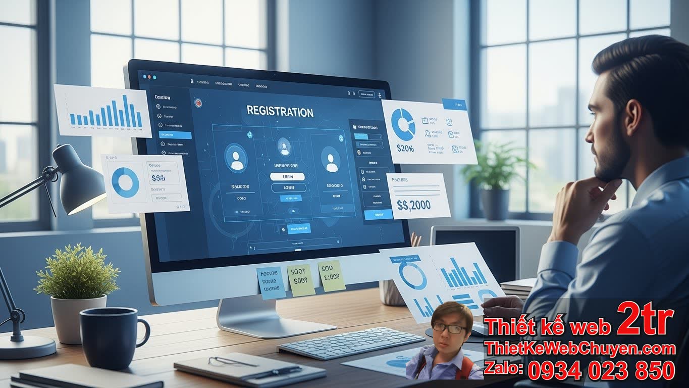 Thiết kế web có đăng ký đăng nhập bao nhiêu tiền? Thiết kế web có đăng ký đăng nhập bao nhiêu tiền?