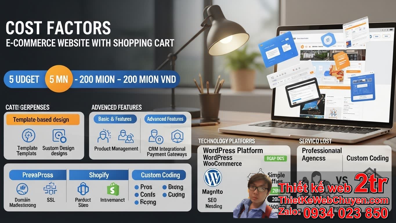 Thiết kế web có giỏ hàng bao nhiêu tiền? Phân loại chi phí và các yếu tố ảnh
hưởng Thiết kế web có giỏ hàng bao nhiêu tiền? Phân loại chi phí và các yếu tố ảnh
hưởng
