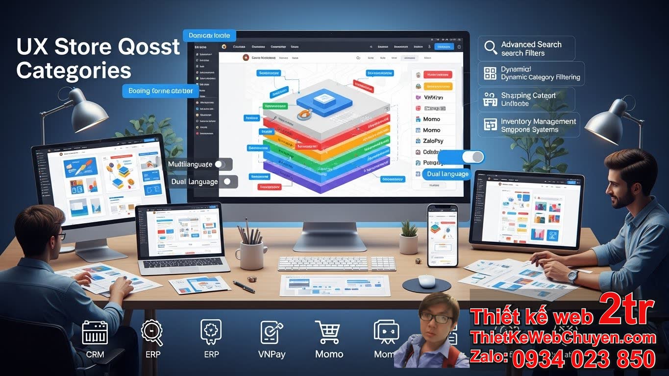 Thiết kế web có nhiều danh mục giá bao nhiêu: Các yếu tố tác động đến chi phí Thiết kế web có nhiều danh mục giá bao nhiêu: Các yếu tố tác động đến chi phí