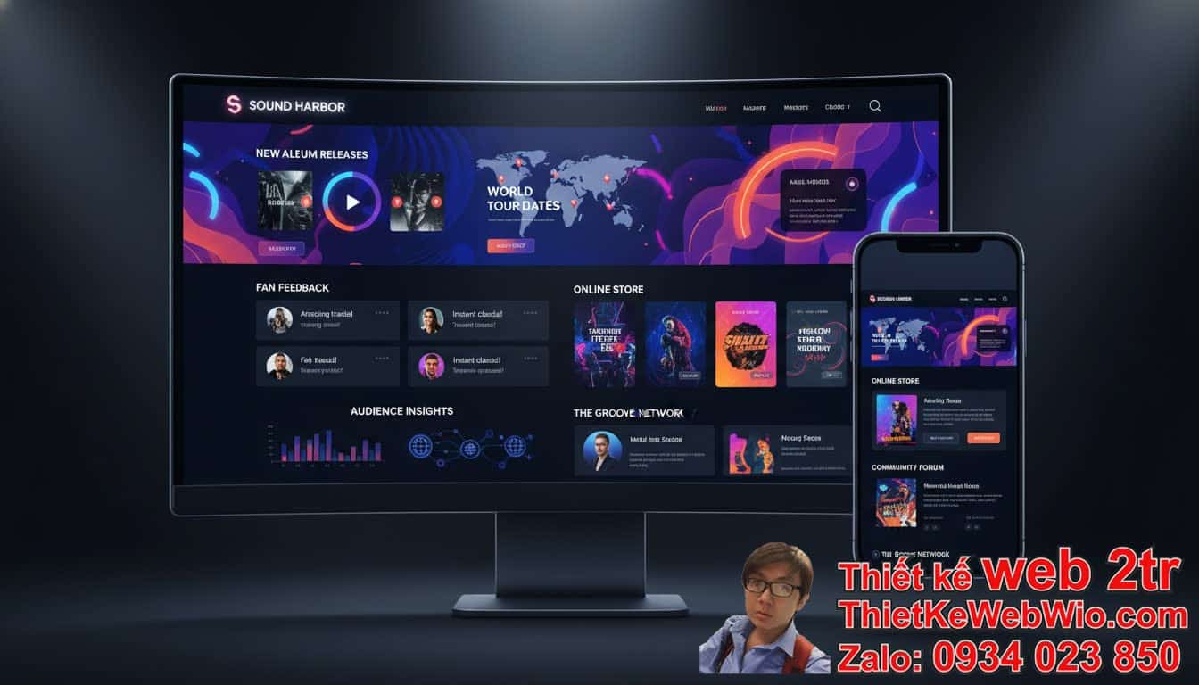 Thiết Kế Web Công Ty Âm Nhạc Giá Rẻ: Tại Sao Lại Cần Thiết Trong Kỷ Nguyên Số? Thiết Kế Web Công Ty Âm Nhạc Giá Rẻ: Tại Sao Lại Cần Thiết Trong Kỷ Nguyên Số?