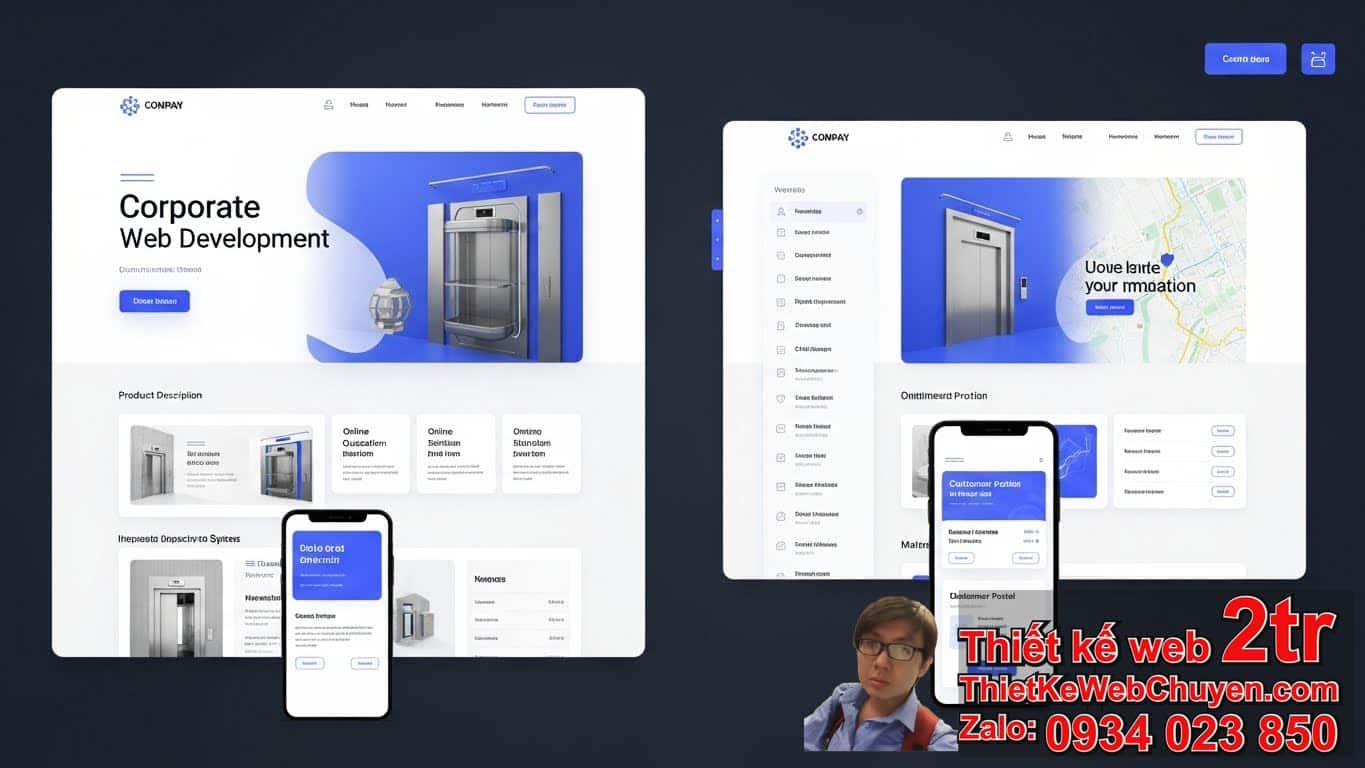 Thiết kế web công ty thang máy bao nhiêu tiền để có một website chuyên nghiệp? Thiết kế web công ty thang máy bao nhiêu tiền để có một website chuyên nghiệp?