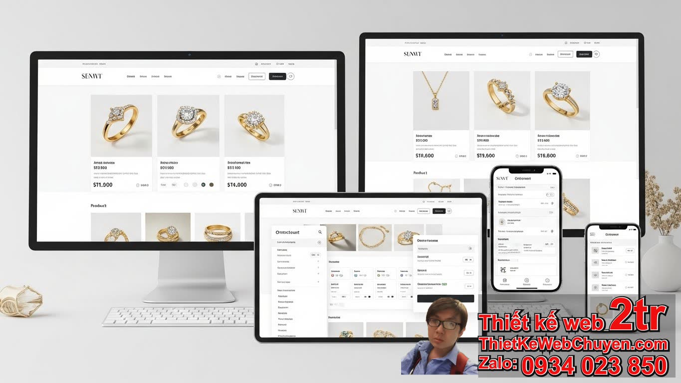 Thiết Kế Web Cửa Hàng Trang Sức Bao Nhiêu Tiền Cho Một Website Cơ Bản? Thiết Kế Web Cửa Hàng Trang Sức Bao Nhiêu Tiền Cho Một Website Cơ Bản?