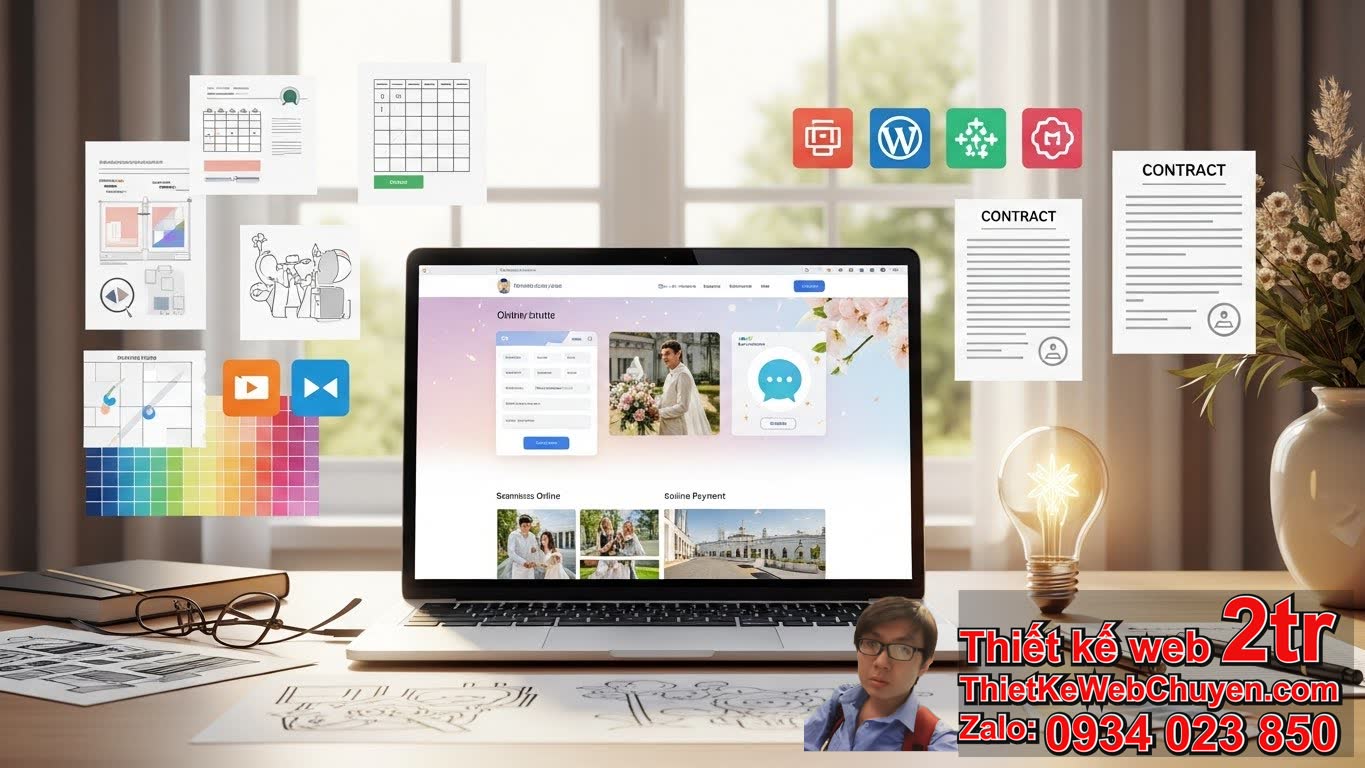 Thiết kế web dịch vụ cưới hỏi bao nhiêu tiền: Tổng quan các yếu tố ảnh hưởng