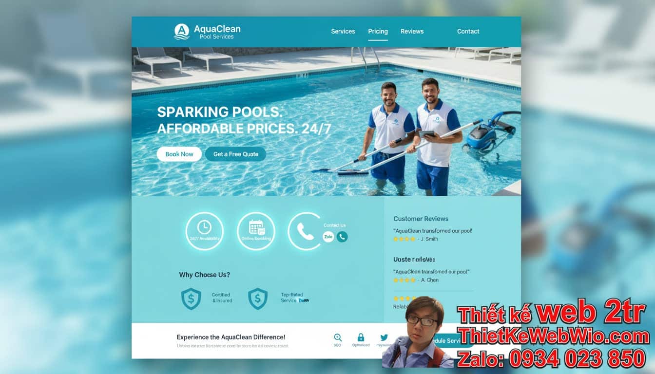 Thiết kế web Dịch vụ làm sạch hồ bơi giá rẻ: Tại sao lại quan trọng đối với
doanh nghiệp của bạn? Thiết kế web Dịch vụ làm sạch hồ bơi giá rẻ: Tại sao lại quan trọng đối với
doanh nghiệp của bạn?