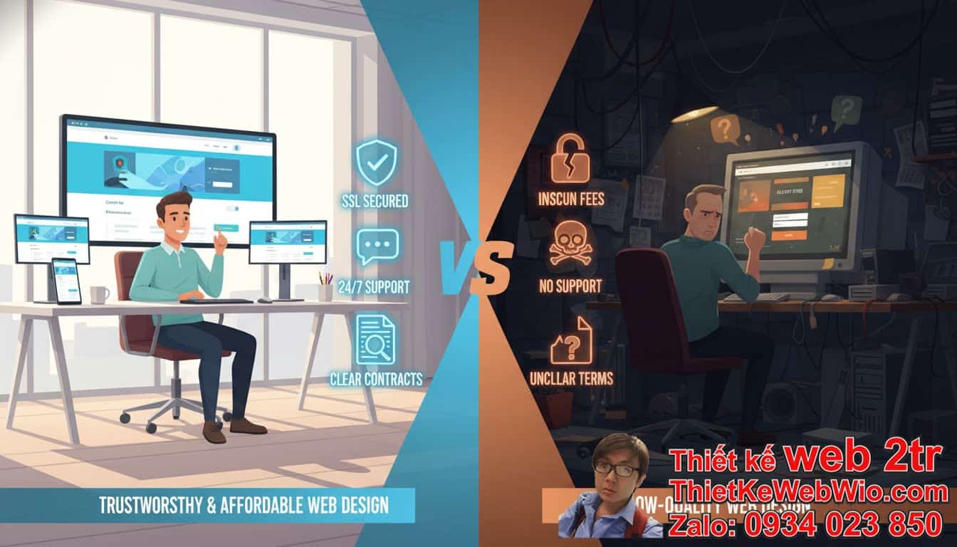 Thiết kế web giá rẻ uy tín là gì và khác gì với thiết kế web kém chất lượng? Thiết kế web giá rẻ uy tín là gì và khác gì với thiết kế web kém chất lượng?