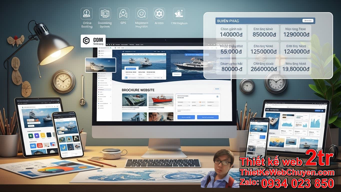 Thiết kế web ngành tàu thuyền bao nhiêu tiền? Yếu tố nào ảnh hưởng đến giá? Thiết kế web ngành tàu thuyền bao nhiêu tiền? Yếu tố nào ảnh hưởng đến giá?