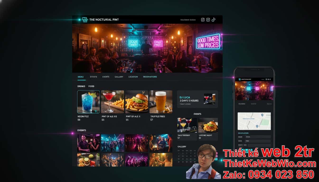 Thiết kế web Quán bar pub giá rẻ có phải là lựa chọn tối ưu cho doanh nghiệp của
bạn? Thiết kế web Quán bar pub giá rẻ có phải là lựa chọn tối ưu cho doanh nghiệp của
bạn?