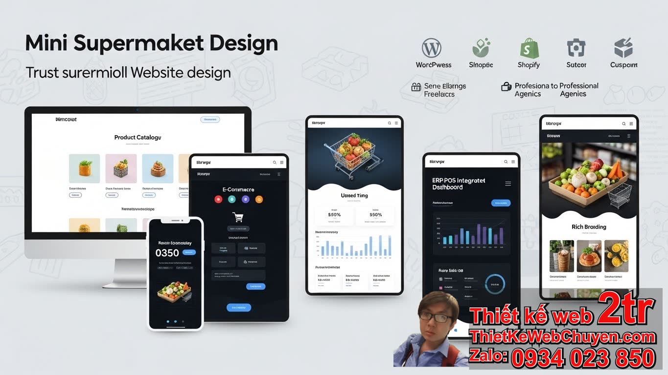 Thiết kế web siêu thị mini bao nhiêu tiền và các yếu tố ảnh hưởng? Thiết kế web siêu thị mini bao nhiêu tiền và các yếu tố ảnh hưởng?
