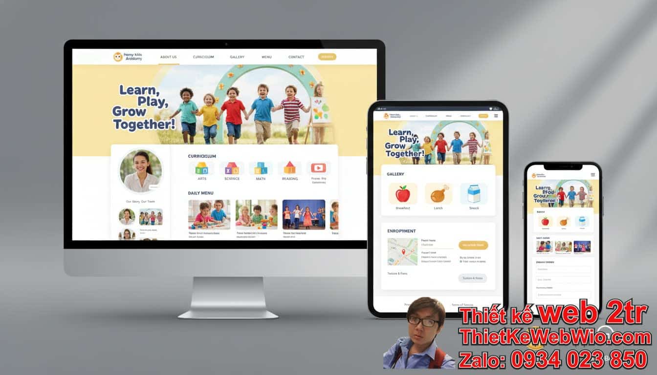 Thiết Kế Web Trường Mầm Non Giá Rẻ: Những Yếu Tố Nào Cần Cân Nhắc? Thiết Kế Web Trường Mầm Non Giá Rẻ: Những Yếu Tố Nào Cần Cân Nhắc?