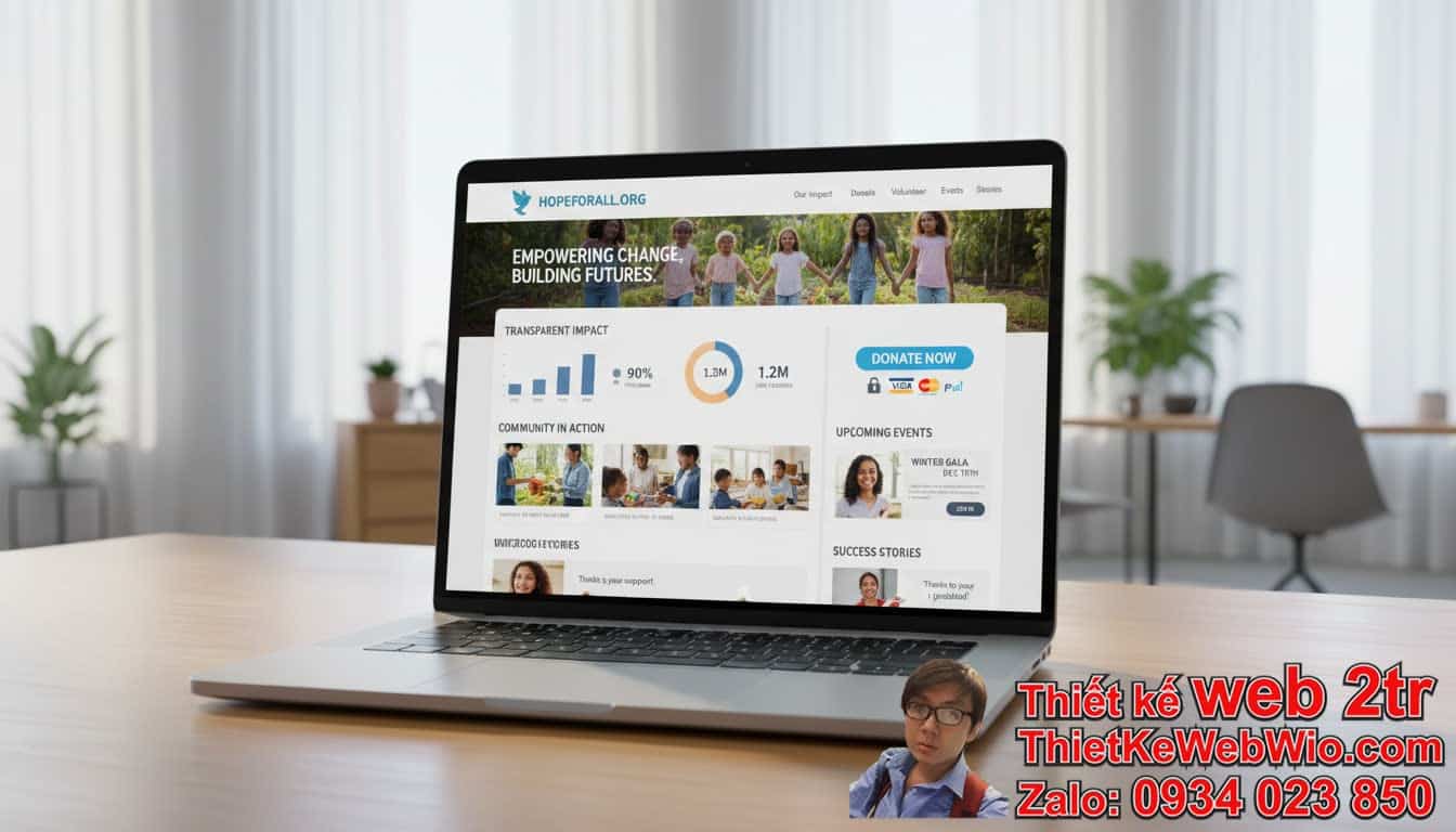 Thiết Kế Web Từ Thiện Giá Rẻ: Tại Sao Lại Cần Thiết Cho Các Tổ Chức Phi Lợi
Nhuận? Thiết Kế Web Từ Thiện Giá Rẻ: Tại Sao Lại Cần Thiết Cho Các Tổ Chức Phi Lợi
Nhuận?