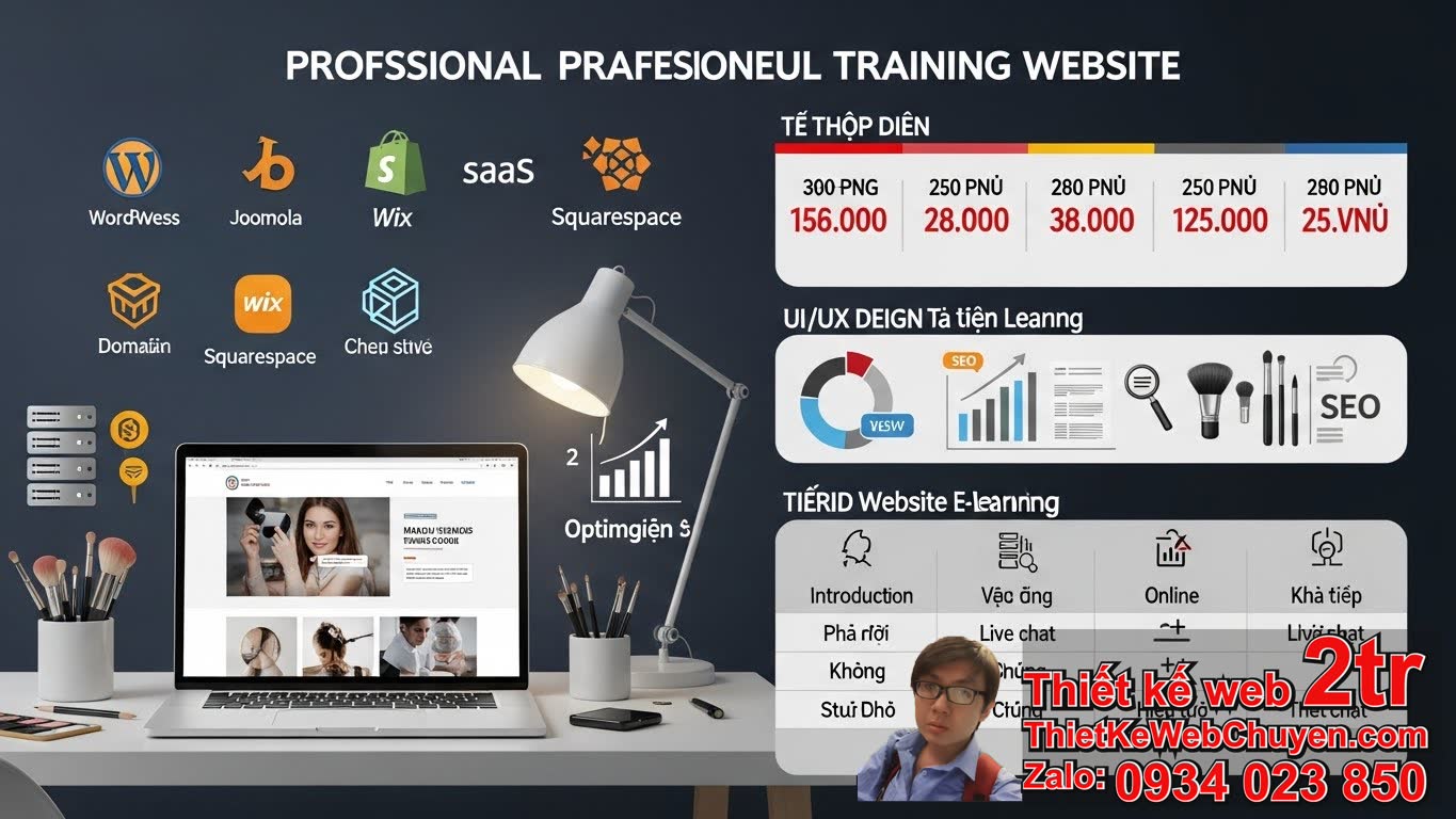Thiết kế website đào tạo dạy trang điểm bao nhiêu tiền phụ thuộc vào những yếu
tố nào? Thiết kế website đào tạo dạy trang điểm bao nhiêu tiền phụ thuộc vào những yếu
tố nào?