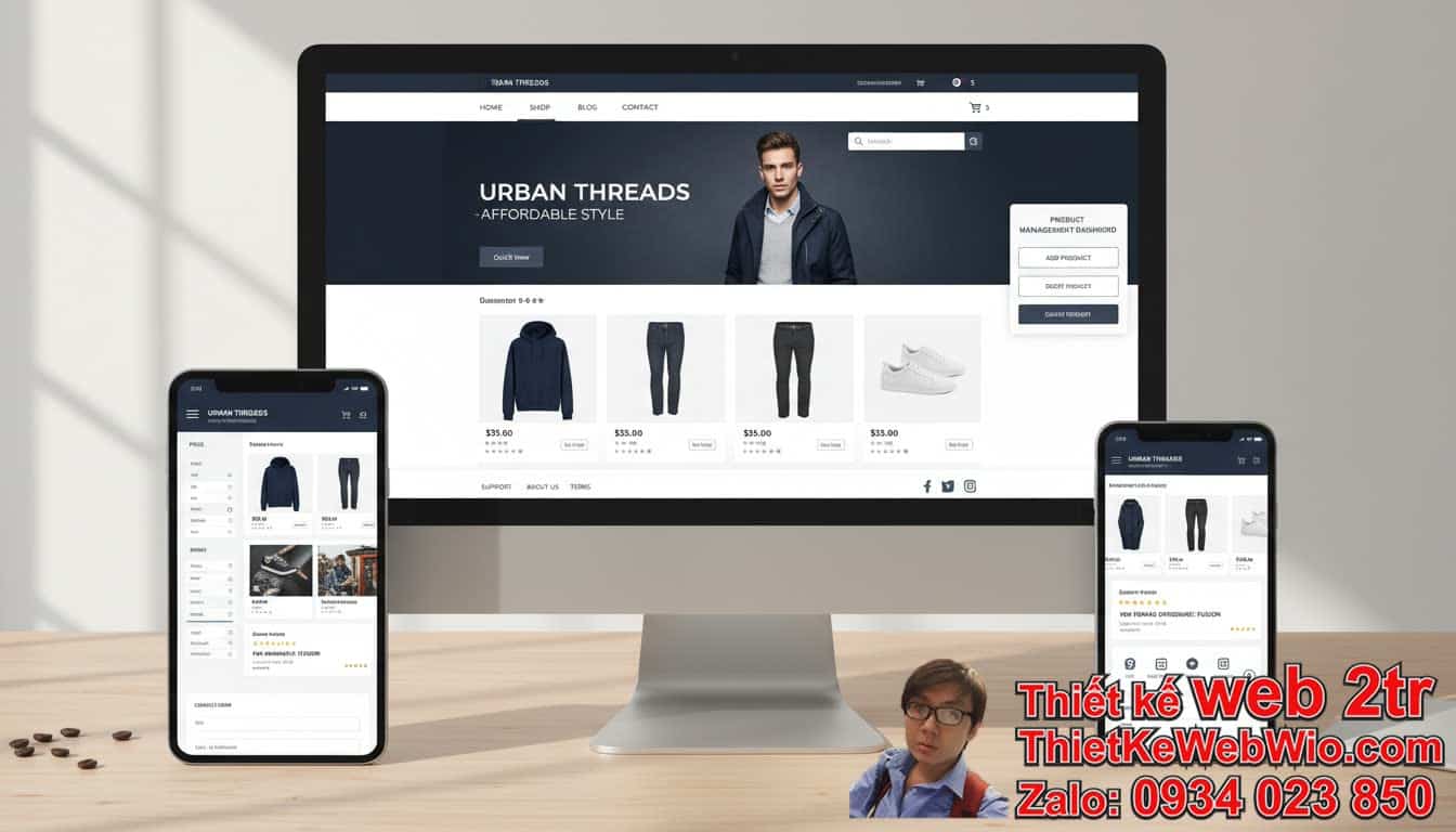 Tiêu chuẩn nào cho một thiết kế web shop thời trang nam giá rẻ? Tiêu chuẩn nào cho một thiết kế web shop thời trang nam giá rẻ?