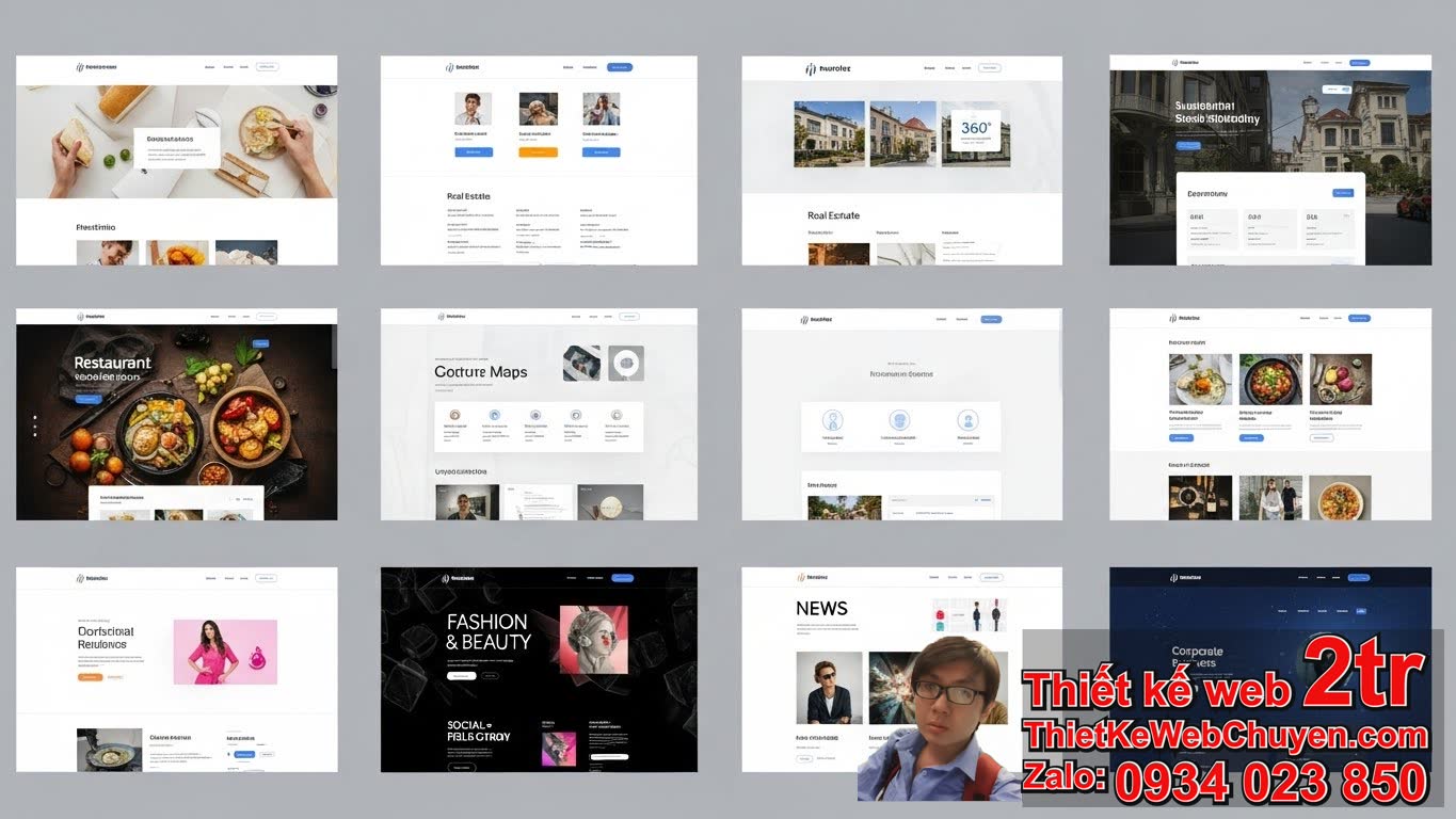 Top Mẫu Website Đẹp Theo Ngành Nào Dành Cho Doanh Nghiệp Của Bạn?