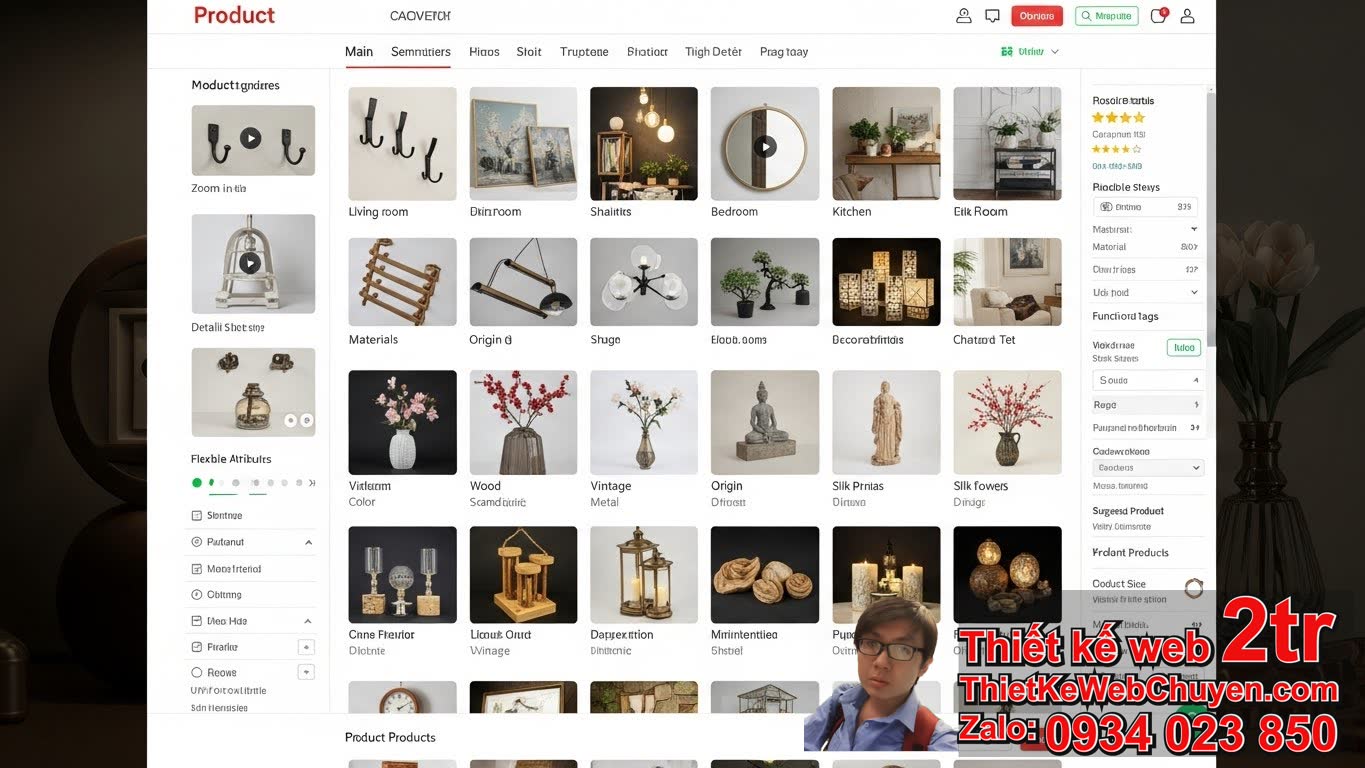 1. Thiết kế web cửa hàng trang trí decor có tính năng gì để quản lý sản phẩm
hiệu quả? 1. Thiết kế web cửa hàng trang trí decor có tính năng gì để quản lý sản phẩm
hiệu quả?