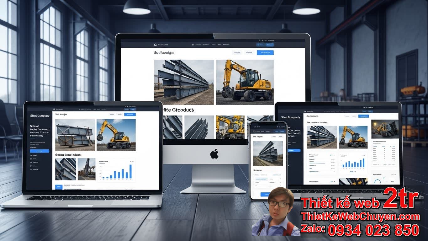 Agency Thiết Kế Web Công Ty Sắt Thép Có Thực Sự Cần Thiết Trong Ngành Công
Nghiệp Nặng? Agency Thiết Kế Web Công Ty Sắt Thép Có Thực Sự Cần Thiết Trong Ngành Công
Nghiệp Nặng?
