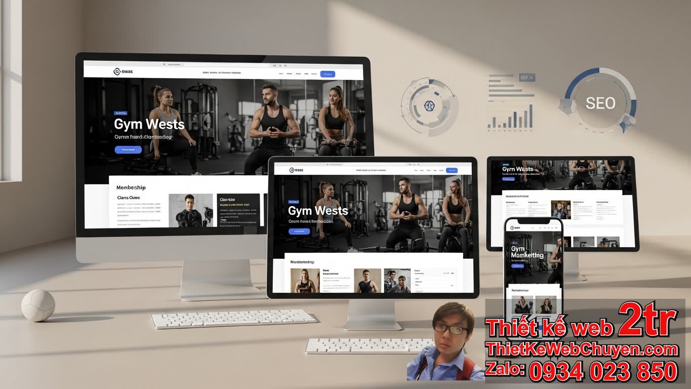 Agency thiết kế web phòng tập gym: Tại sao phòng tập gym của bạn cần một website
chuyên nghiệp?