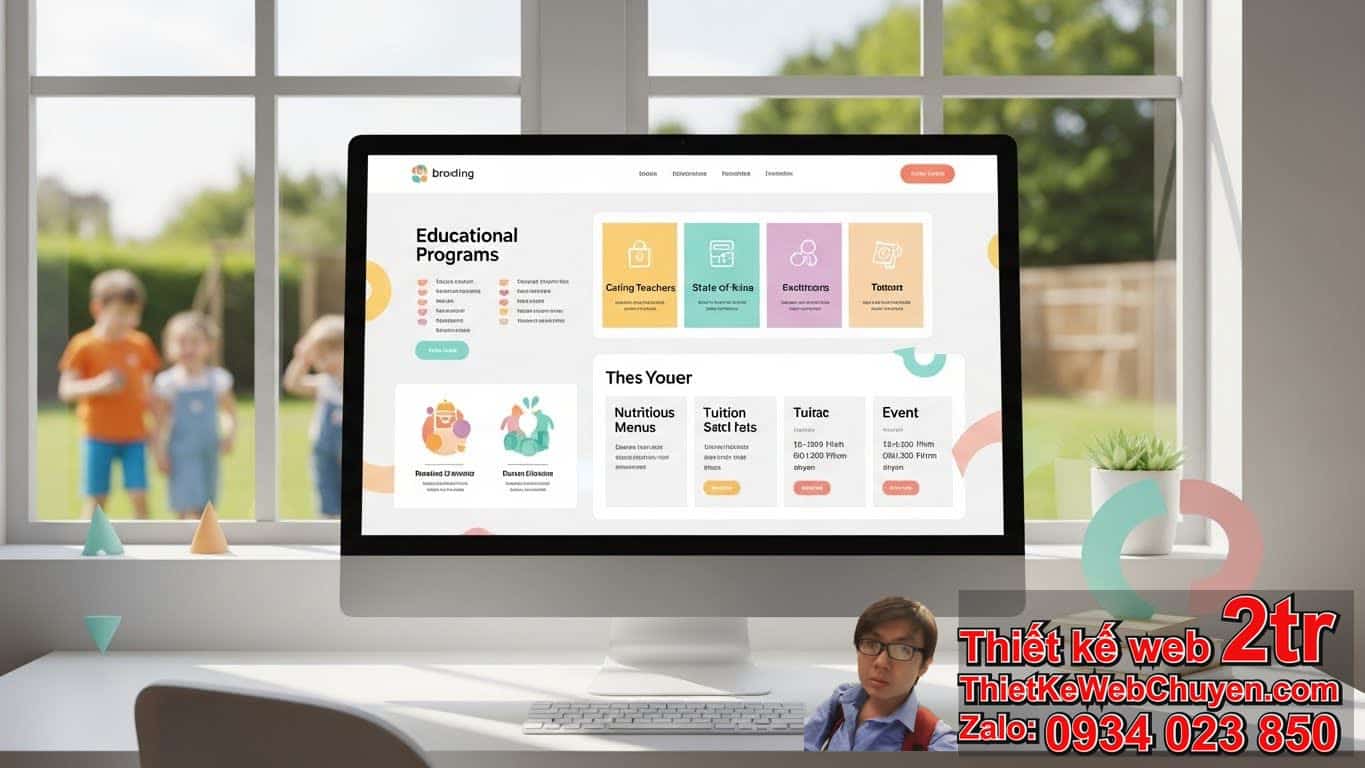 agency thiết kế web trường mầm non: Tại sao cần một trang web chuyên nghiệp?