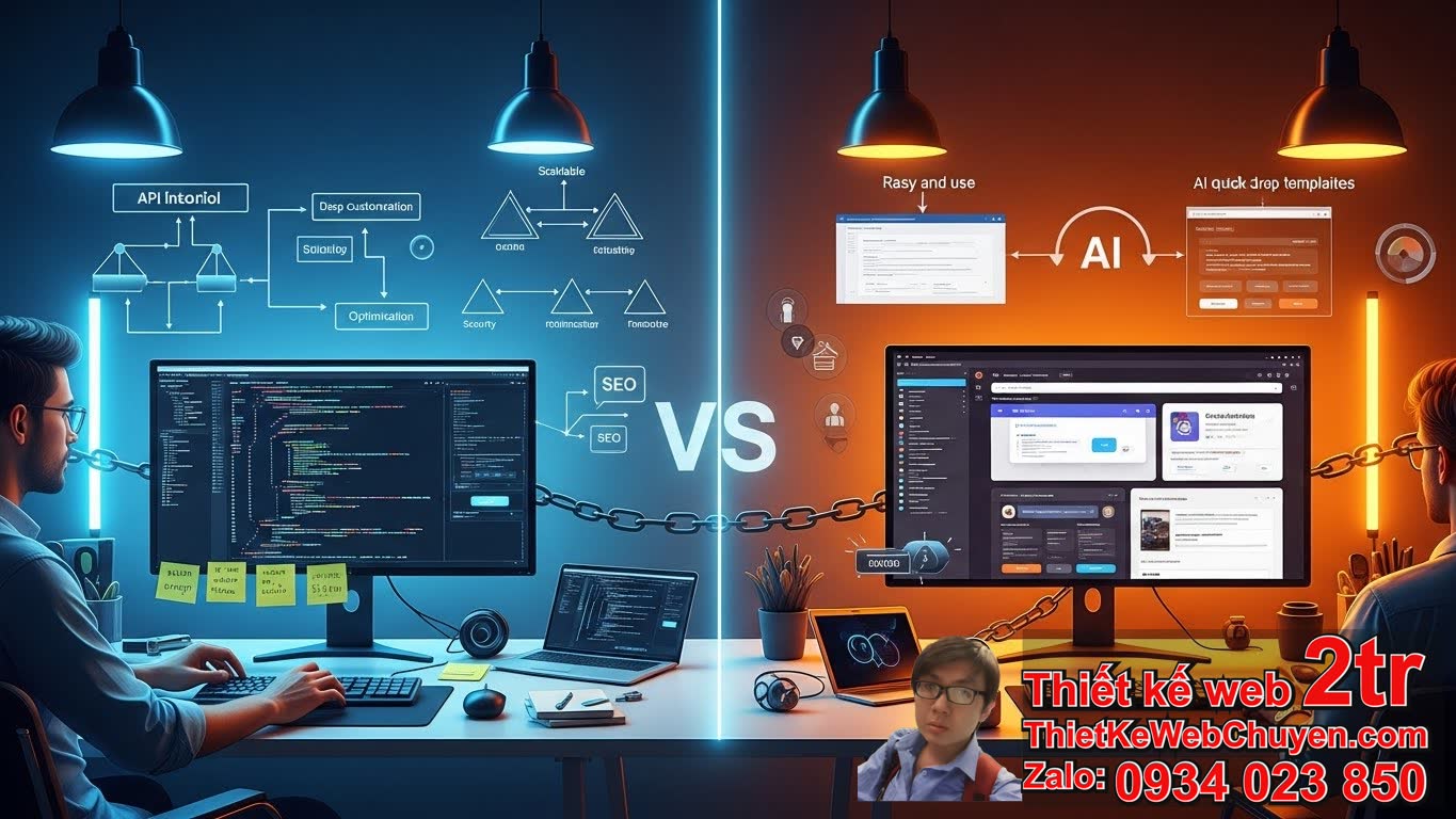 AI làm web vs Code tay: Cái nhìn tổng quan về sự khác biệt AI làm web vs Code tay: Cái nhìn tổng quan về sự khác biệt