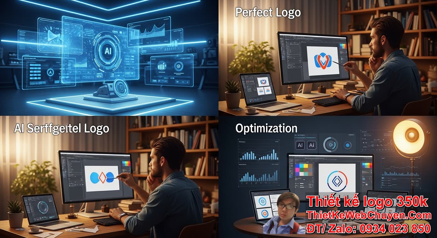 Các giai đoạn trong cách kết hợp AI và designer để ra logo chuẩn Các giai đoạn trong cách kết hợp AI và designer để ra logo chuẩn