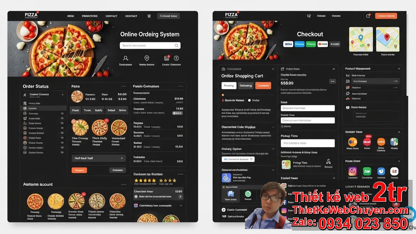 Các Tính Năng Cốt Lõi Trong Thiết Kế Web Bán Bánh Pizza Hiện Đại Các Tính Năng Cốt Lõi Trong Thiết Kế Web Bán Bánh Pizza Hiện Đại