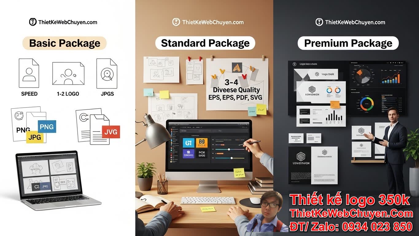 Công ty thiết kế logo giá rẻ ThietKeWebChuyen.com có những gói dịch vụ nào? Công ty thiết kế logo giá rẻ ThietKeWebChuyen.com có những gói dịch vụ nào?