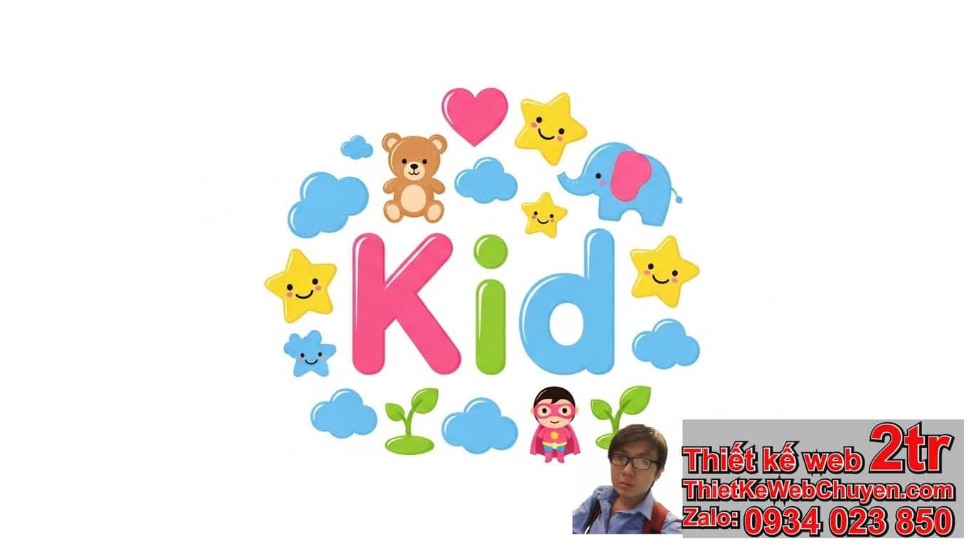 Freelancer Thiết Kế Logo Shop Đồ Trẻ Em Kid Là Ai? Freelancer Thiết Kế Logo Shop Đồ Trẻ Em Kid Là Ai?