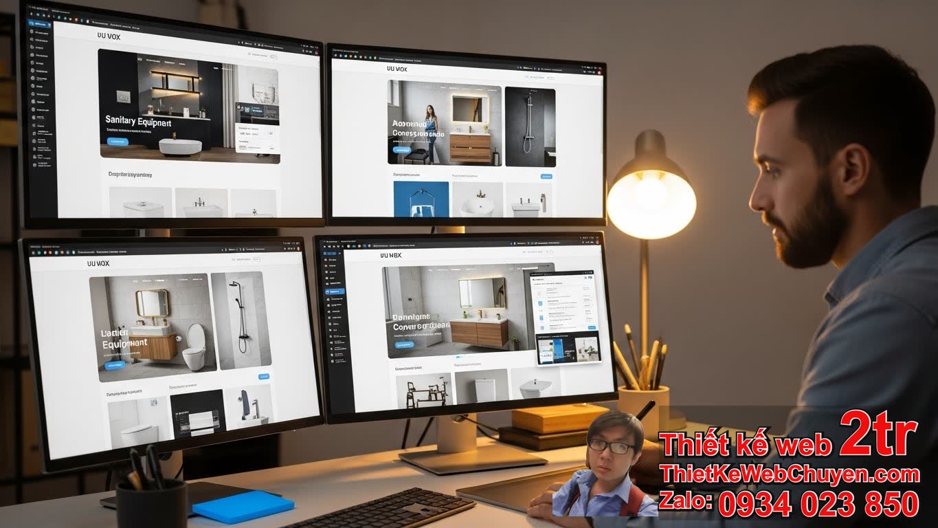 freelancer thiết kế web bán thiết bị vệ sinh là ai và tại sao cần họ?