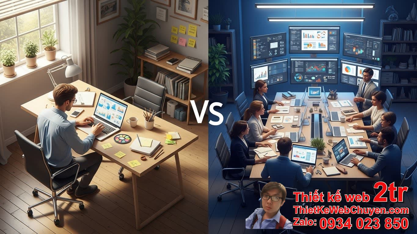 Freelancer vs Agency chất lượng: Ai sẽ mang lại hiệu quả cao hơn cho dự án của
bạn?
