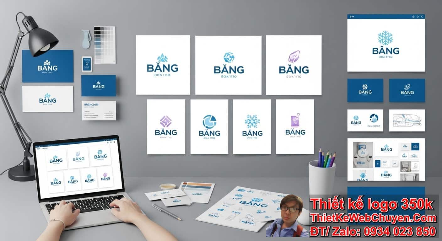 Hướng dẫn từng bước để thiết kế logo bằng AI tên Băng đẹp mắt và chuyên nghiệp Hướng dẫn từng bước để thiết kế logo bằng AI tên Băng đẹp mắt và chuyên nghiệp