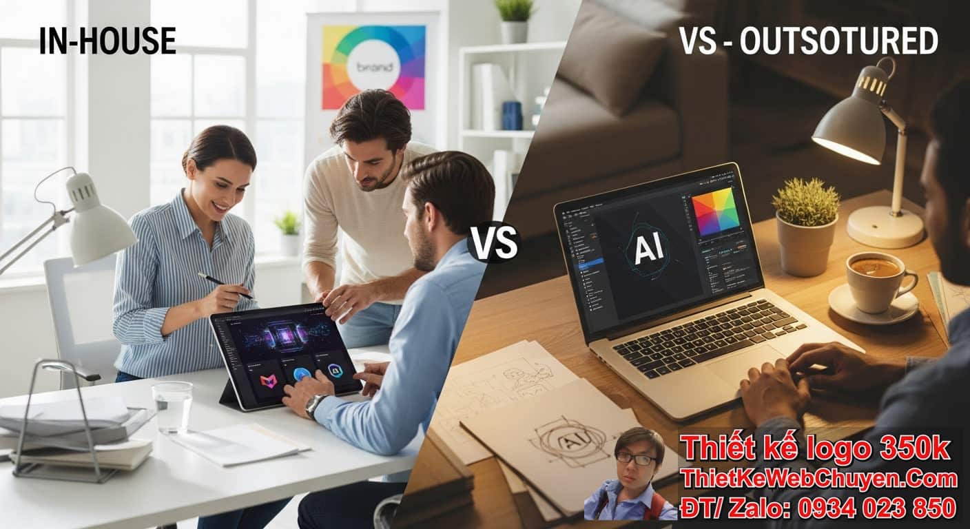 In-house vs Thuê Ngoài Thiết Kế Logo Bằng AI: Đâu Là Lựa Chọn Tối Ưu? In-house vs Thuê Ngoài Thiết Kế Logo Bằng AI: Đâu Là Lựa Chọn Tối Ưu?