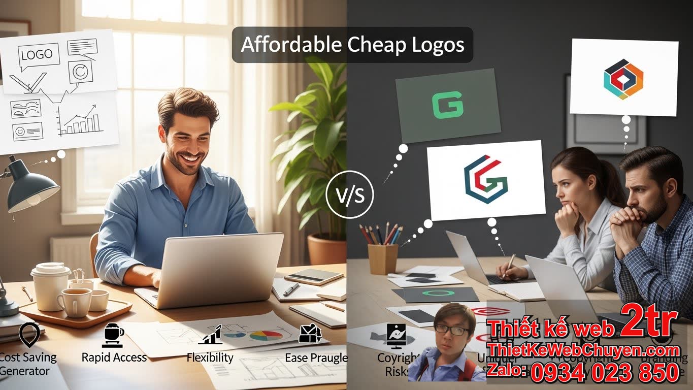 Làm logo giá rẻ có những lợi ích và hạn chế gì?