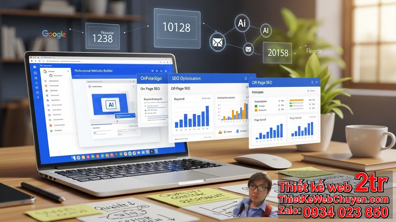 Làm web bằng AI có lên top Google không: Khả năng và Thách thức