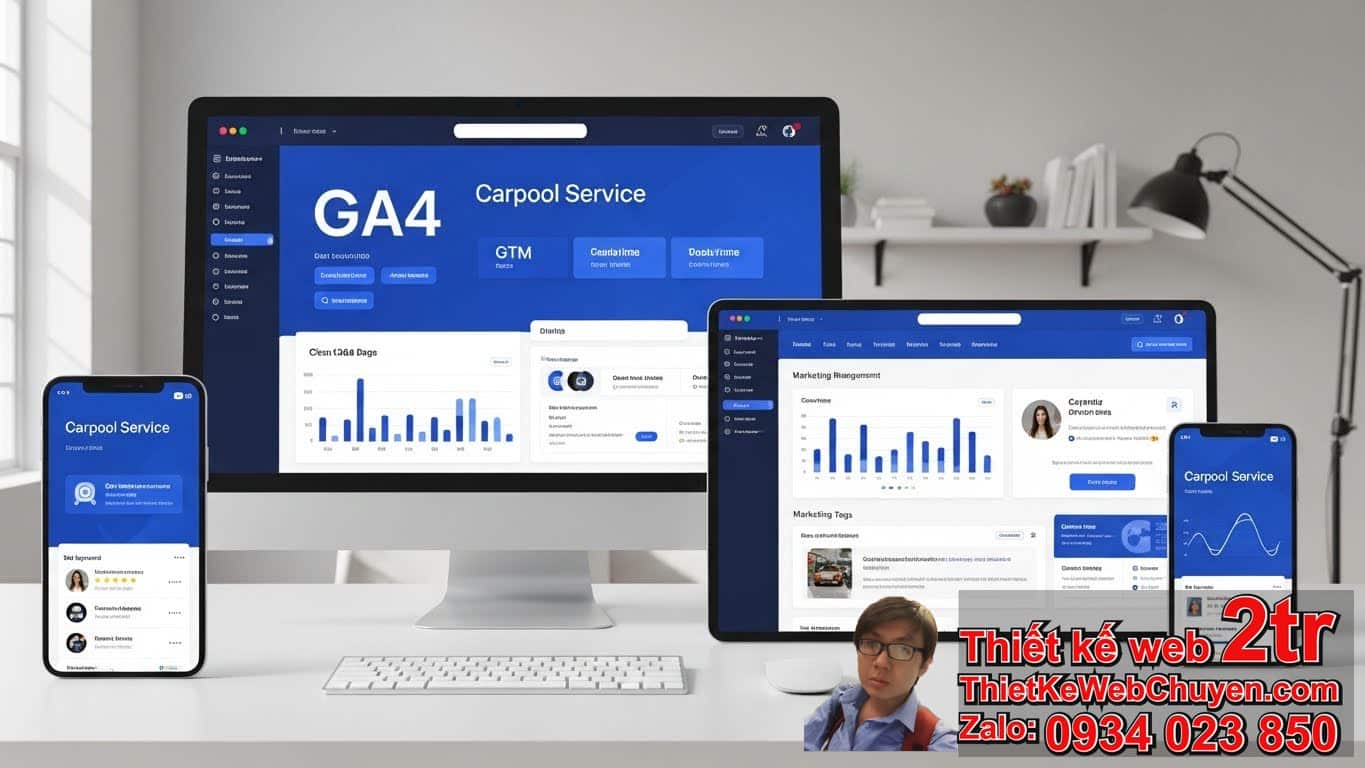 Làm web xe ghép gắn GA4/GTM: Tại sao lại quan trọng cho dịch vụ xe ghép? Làm web xe ghép gắn GA4/GTM: Tại sao lại quan trọng cho dịch vụ xe ghép?