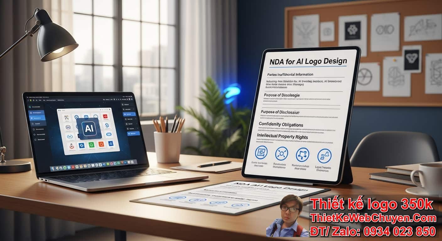 Mẫu NDA khi thiết kế logo bằng AI: Tại sao cần thiết và cấu trúc cơ bản?
